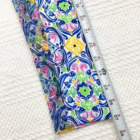 IBKUL Top Nora Print Long Sleeve Mock Neck 1/4 Zip UPF 50+, Size Small - Picture 15 of 16